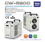 CW-5200 مبرد المياه الصناعية لآلة التصنيع باستخدام الحاسب الآلي / النقش بالليزر