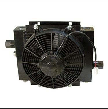 لوحة زعنفة الألومنيوم الهواء النفط برودة، الهيدروليكية النفط مبادل حراري DC12V / DC24V